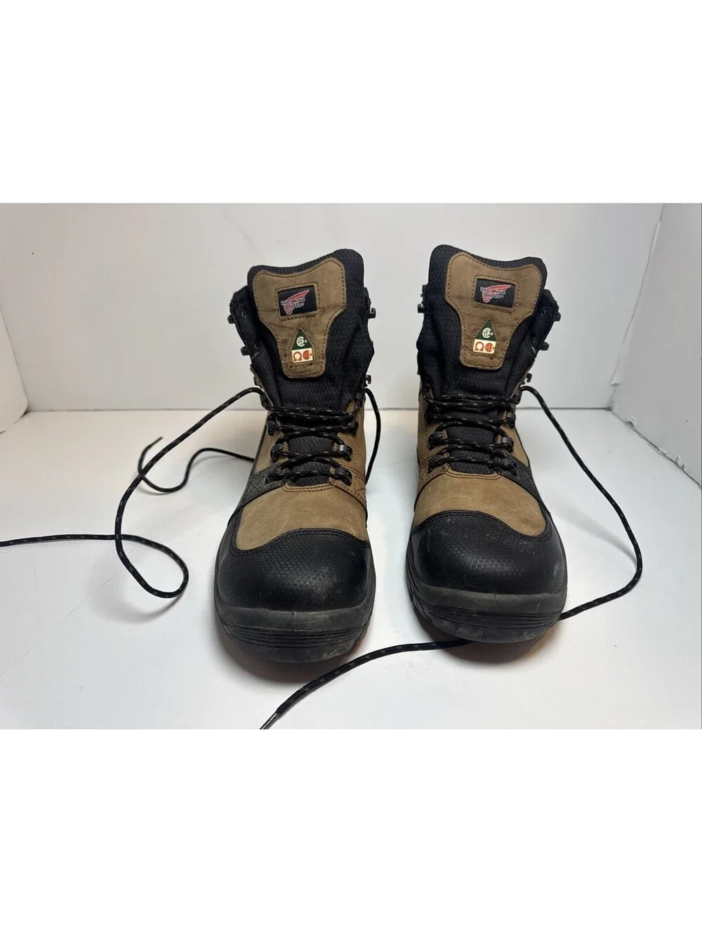 RED WING Tradesman 3519 Size 14 D Safety Toe Waterproof Men Work Boots MSRP $264